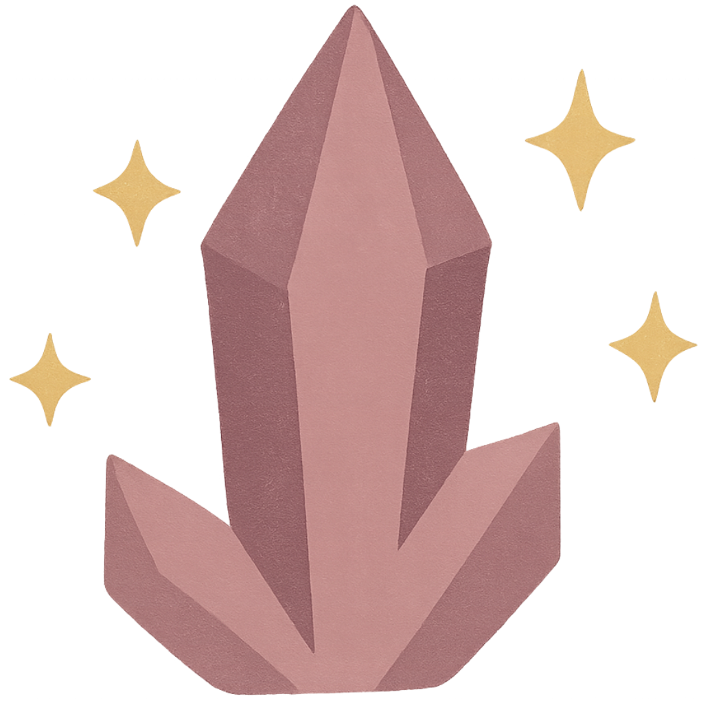 Nossa Missão - Fruto Celestial Imagem de um cristal simbolizando pureza e cura espiritual